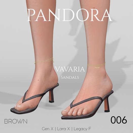 -PANDORA- VAVARIA Sandals - 006 -