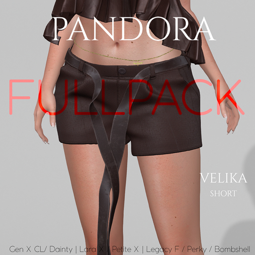 -PANDORA- VELIKA  Short - FULLPACK -