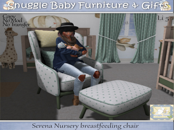 Serena Nursery breastfeeding chair 