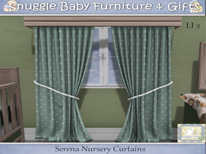 Serena Nursery Curtains By Snuggle Baby