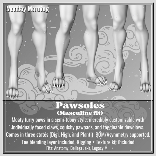 [MM] Pawsoles (Masc fit)