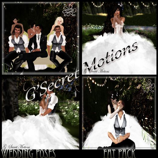::G'Secret:: Fat Pack Wedding Poses