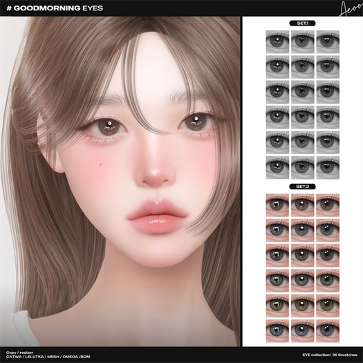 "aeoo" good morning eyes  - set.2