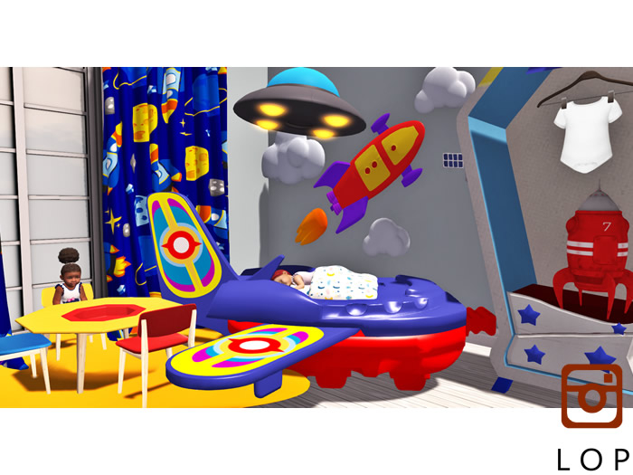 LOP Space Bedroom for Zooby 