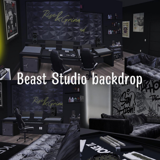 Beast Studio Backdrop