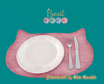 [BASIL] Kitten Kitchen Clutter // Place Setting - Common 14