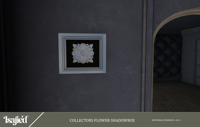{Isafied} Collectors Flower  ShadowBox- Only