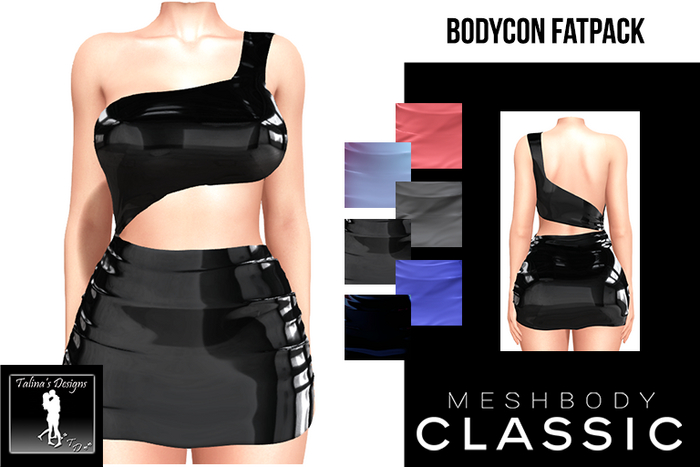TD Bodycon Dress Meshbody Classic