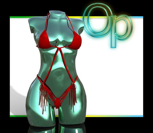Red Sia Bikini