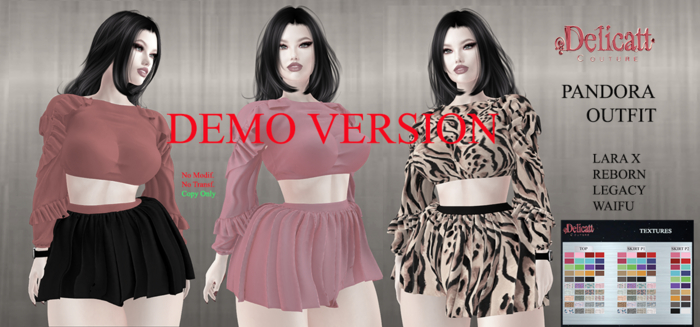 Pandora Outfit - DEMO - Delicatt Coture
