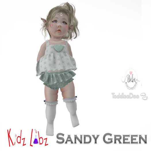 KL Sandy Romper Green Box