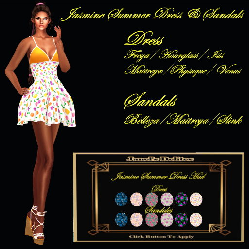Jasmine Summer Dress & Sandals