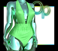 Green Anetta Beachwear