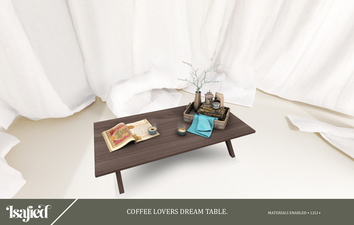 {Isafied} Coffee Lovers Dream Table