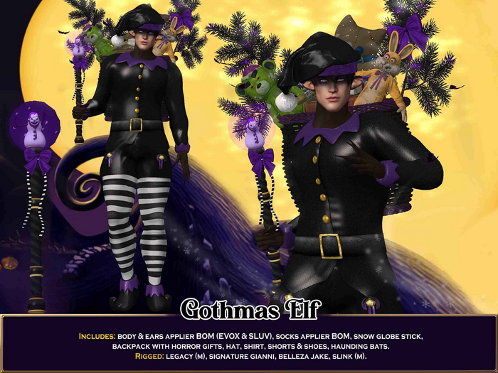 [FFS] GOTHMAS ELF ★ COMPLETE COSTUME ★