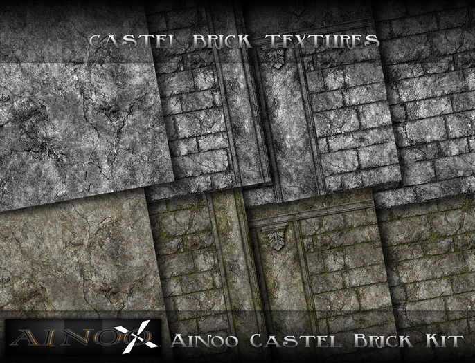 - Ainoo Castel Brick Kit - Castel Brick Textures