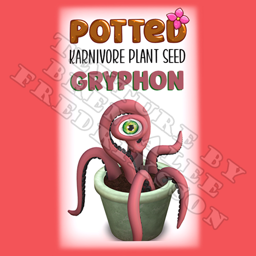 Potted: Karnivore Plant Seed: Gryphon (ACTUAL PLANT SEED) - Retired!