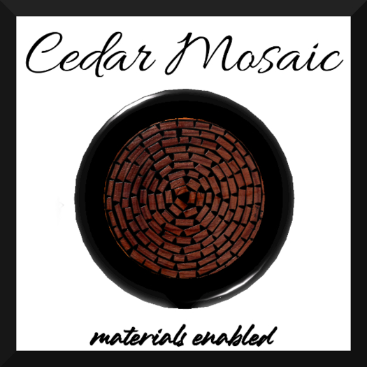 Framed Cedar Mosaic