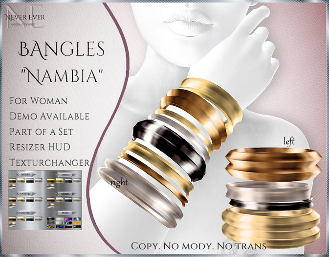 !! NE! Bangles "Nambia" (wear for unpack) (DEMO)