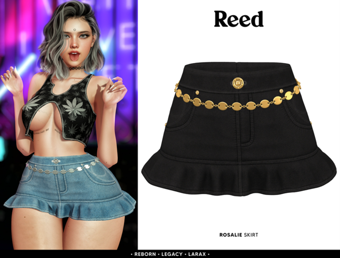 REED - ROSALIE SKIRT // JEANS 05