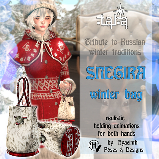 ~TARA~Snegira handbag