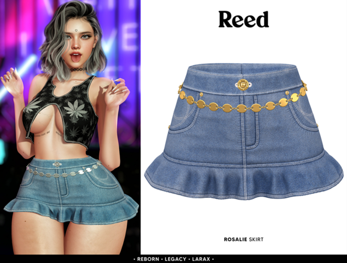 REED - ROSALIE SKIRT // JEANS 03