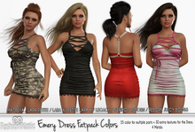 Dress Emery Fatpack Colors - LaraX, PetiteX, Legacy, Nerido, Reborn, Reborn Juicy - FashionNatic