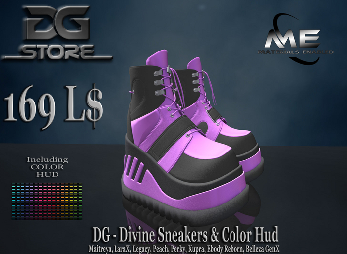 DG - Divine Sneakers & Color Hud - Unpacker