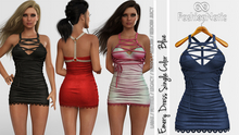 Dress Emery Blue - LaraX, PetiteX, Legacy, Nerido, Reborn, Reborn Juicy - FashionNatic