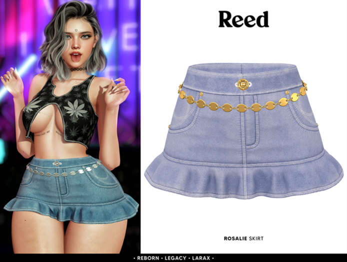 REED - ROSALIE SKIRT // JEANS 01