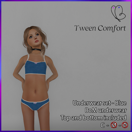 Tween Comfort - Underwear set - Blue