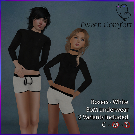 Tween Comfort - Boxers - White