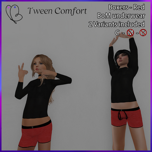 Tween Comfort - Boxers - Red