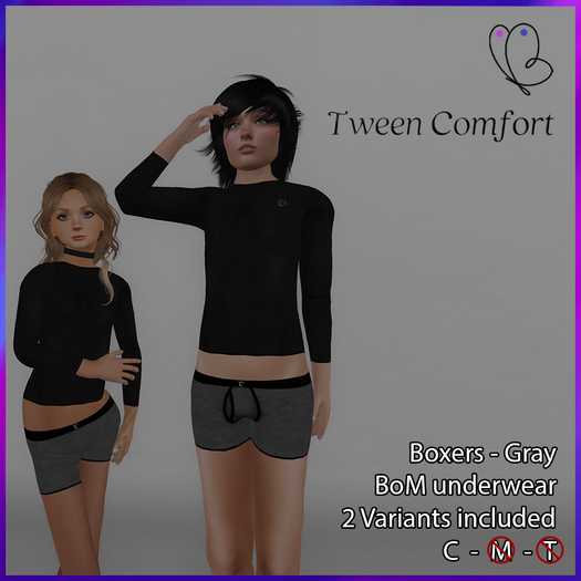 Tween Comfort - Boxers - Gray