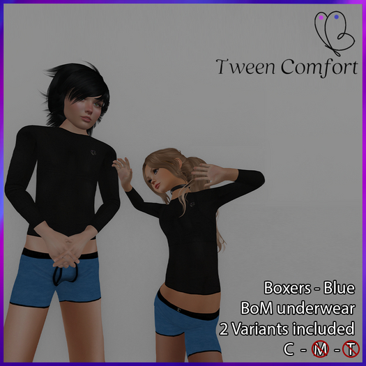 Tween Comfort - Boxers - Blue
