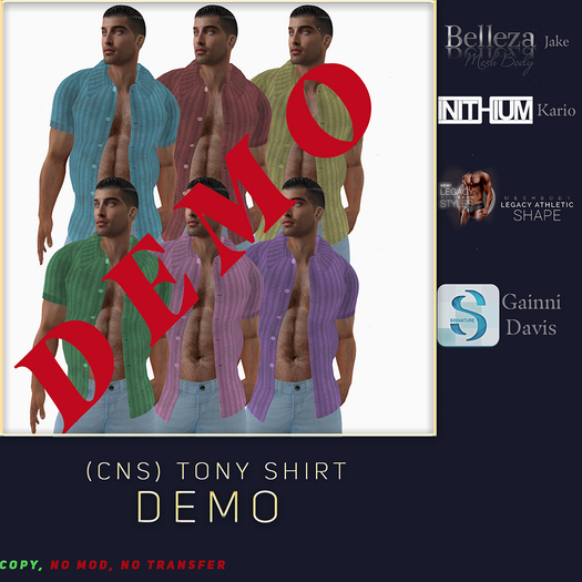 (CNS) Tony Shirt DEMO (Add)