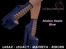 aX Alaina Heels Blue
