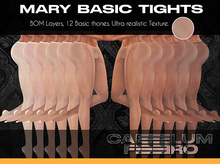 {{{CAELUM FERO}}} MARY BASIC TIGHTS (Wear & Touch)