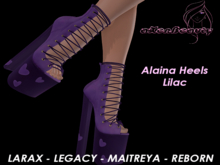 aX Alaina Heels Lilac