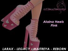 aX Alaina Heels Pink