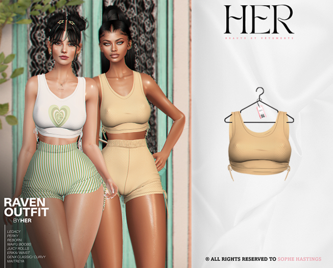 HER - RAVEN TOP - V9