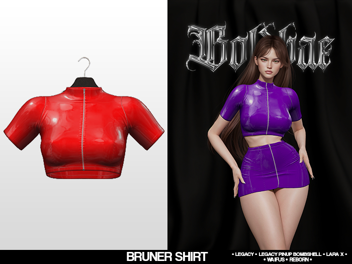 Boldbae - Bruner Shirt - Red