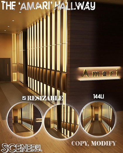 SCENERY// The 'Amari" Hallway