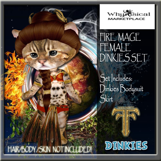 Fire Mage Female Dinkies Set FF2024 (Boxed)