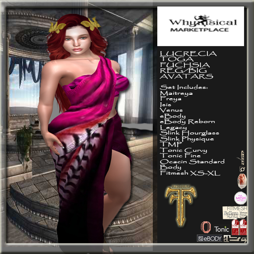 Lucretia Fuchsia Toga Set FF2024 (Boxed)