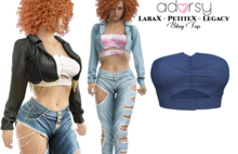 adorsy - Silvy Top Blue - Lara X/Legacy/PetiteX/Reborn