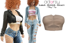 adorsy - Silvy Top Brown - Lara X/Legacy/PetiteX/Reborn