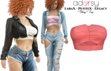 adorsy - Silvy Top Coral - Lara X/Legacy/PetiteX/Reborn