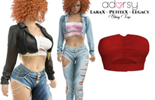 adorsy - Silvy Top Deep Red - Lara X/Legacy/PetiteX/Reborn