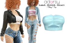 adorsy - Silvy Top Light Blue - Lara X/Legacy/PetiteX/Reborn